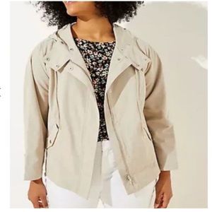 NWOT Loft Petite Modern Raincoat - XS Petite